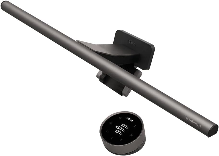 BenQ ScreenBar Halo LED Monitor Light Bar with Wireless Controller & Auto-Dimming