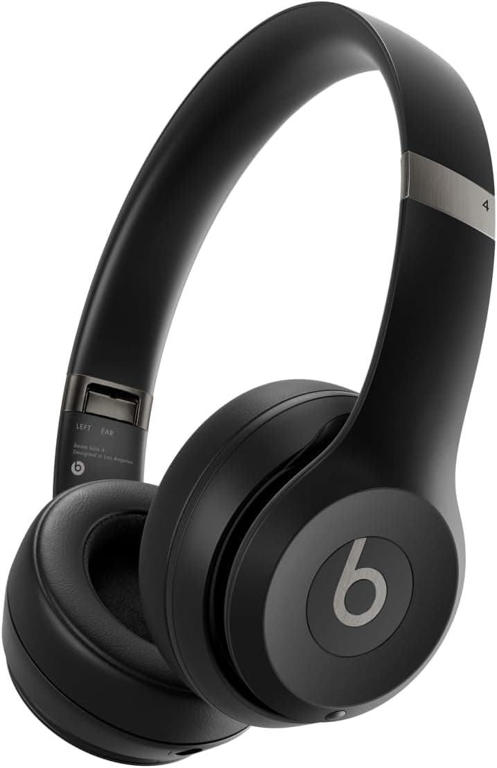 Beats Solo 4 Wireless On-Ear Headphones – Up to 50 Hours Battery, Apple & Android (Matte Black)