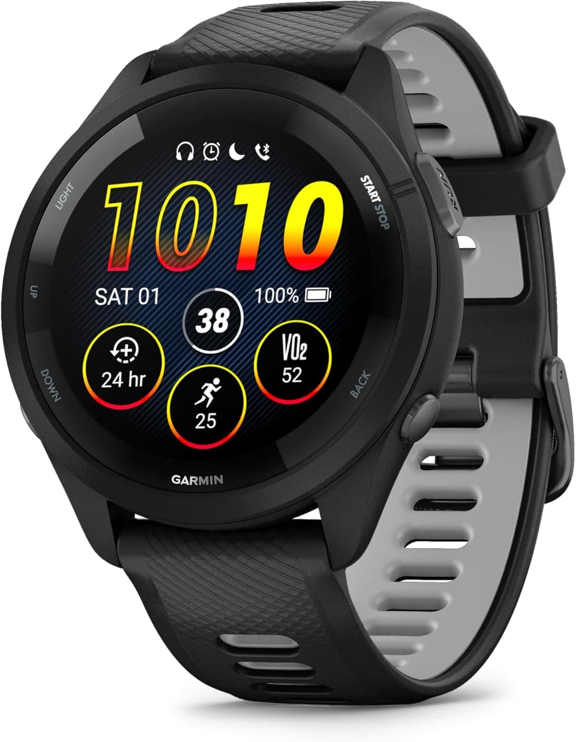 Garmin Forerunner 265 GPS Running Smartwatch with Bright AMOLED Touchscreen & Training Readiness